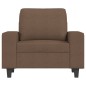 vidaXL Sillón de tela marrón 60 cm vidaXL Sillón de tela marrón 60 cm