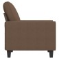 vidaXL Sillón de tela marrón 60 cm vidaXL Sillón de tela marrón 60 cm