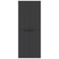 vidaXL Armario de almacenaje exterior PP negro 65x37x165 cm vidaXL Armario de almacenaje exterior PP negro 65x37x165 cm