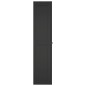 vidaXL Armario de almacenaje exterior PP negro 65x37x165 cm vidaXL Armario de almacenaje exterior PP negro 65x37x165 cm