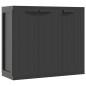 vidaXL Armario de almacenaje exterior PP negro 97x37x85 cm vidaXL Armario de almacenaje exterior PP negro 97x37x85 cm