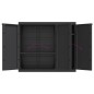 vidaXL Armario de almacenaje exterior PP negro 97x37x85 cm vidaXL Armario de almacenaje exterior PP negro 97x37x85 cm