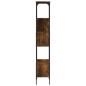 vidaXL Librería de 5 estantes madera ingeniería roble ahumado vidaXL Librería de 5 estantes madera ingeniería roble ahumado