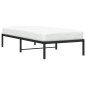 vidaXL Estructura de cama de metal negro 90x200 cm vidaXL Estructura de cama de metal negro 90x200 cm