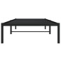 vidaXL Estructura de cama de metal negro 90x200 cm vidaXL Estructura de cama de metal negro 90x200 cm