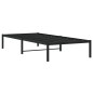 vidaXL Estructura de cama de metal negro 90x200 cm vidaXL Estructura de cama de metal negro 90x200 cm