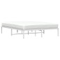 vidaXL Estructura de cama de metal blanca 160x200 cm vidaXL Estructura de cama de metal blanca 160x200 cm