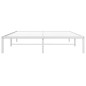 vidaXL Estructura de cama de metal blanca 160x200 cm vidaXL Estructura de cama de metal blanca 160x200 cm