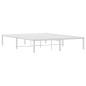 vidaXL Estructura de cama de metal blanca 140x200 cm