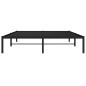 vidaXL Estructura de cama de metal negro 150x200 cm vidaXL Estructura de cama de metal negro 150x200 cm