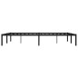 vidaXL Estructura de cama de metal negro 150x200 cm vidaXL Estructura de cama de metal negro 150x200 cm
