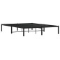 vidaXL Estructura de cama de metal negro 150x200 cm vidaXL Estructura de cama de metal negro 150x200 cm