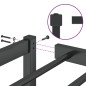 vidaXL Estructura de cama de metal negro 150x200 cm vidaXL Estructura de cama de metal negro 150x200 cm
