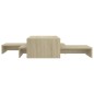 vidaXL Mesa centro apilable contrachapada roble Sonoma 100x100x26,5 cm vidaXL Mesa centro apilable contrachapada roble Sonoma 100x100x26,5 cm