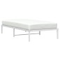 vidaXL Estructura de cama de metal blanca 107x203 cm vidaXL Estructura de cama de metal blanca 107x203 cm