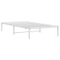 vidaXL Estructura de cama de metal blanca 107x203 cm vidaXL Estructura de cama de metal blanca 107x203 cm