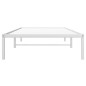 vidaXL Estructura de cama de metal blanca 107x203 cm vidaXL Estructura de cama de metal blanca 107x203 cm