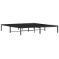 vidaXL Estructura de cama de metal negro 183x213 cm vidaXL Estructura de cama de metal negro 183x213 cm