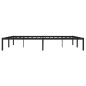 vidaXL Estructura de cama de metal negro 183x213 cm vidaXL Estructura de cama de metal negro 183x213 cm