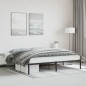 vidaXL Estructura de cama de metal negro 200x200 cm vidaXL Estructura de cama de metal negro 200x200 cm
