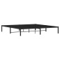 vidaXL Estructura de cama de metal negro 200x200 cm vidaXL Estructura de cama de metal negro 200x200 cm