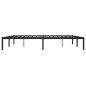 vidaXL Estructura de cama de metal negro 200x200 cm vidaXL Estructura de cama de metal negro 200x200 cm
