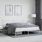 vidaXL Estructura de cama de metal con cabecero blanco 180x200 cm vidaXL Estructura de cama de metal con cabecero blanco 180x200 cm