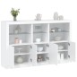 vidaXL Aparador con luces LED blanco 162x37x100 cm vidaXL Aparador con luces LED blanco 162x37x100 cm