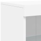vidaXL Aparador con luces LED blanco 162x37x100 cm vidaXL Aparador con luces LED blanco 162x37x100 cm
