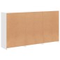 vidaXL Aparador con luces LED blanco 181,5x37x100 cm vidaXL Aparador con luces LED blanco 181,5x37x100 cm