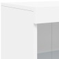 vidaXL Aparador con luces LED blanco 181,5x37x100 cm vidaXL Aparador con luces LED blanco 181,5x37x100 cm