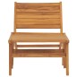 vidaXL Silla de jardín con reposapiés de madera maciza de teca vidaXL Silla de jardín con reposapiés de madera maciza de teca
