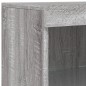 vidaXL Aparador con luces LED gris Sonoma 162x37x100 cm vidaXL Aparador con luces LED gris Sonoma 162x37x100 cm