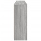 vidaXL Aparador con luces LED gris Sonoma 181,5x37x100 cm vidaXL Aparador con luces LED gris Sonoma 181,5x37x100 cm