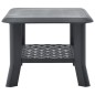 vidaXL Mesa de centro de plástico gris antracita 90x60x46 cm vidaXL Mesa de centro de plástico gris antracita 90x60x46 cm