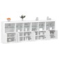 vidaXL Aparador con luces LED blanco 283x37x100 cm vidaXL Aparador con luces LED blanco 283x37x100 cm