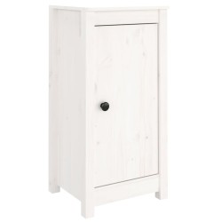 vidaXL Aparadores 2 uds madera maciza de pino blanco 40x35x80 cm