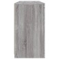 vidaXL Aparador con luces LED gris Sonoma 142,5x37x67 cm vidaXL Aparador con luces LED gris Sonoma 142,5x37x67 cm