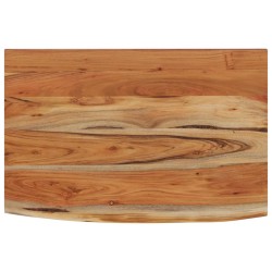 vidaXL Estante pared rectangular madera acacia borde vivo 70x40x2,5 cm