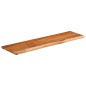 vidaXL Estante pared rectangular madera acacia borde vivo 110x30x3,8cm vidaXL Estante pared rectangular madera acacia borde vivo 110x30x3,8cm