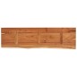 vidaXL Estante pared rectangular madera acacia borde vivo 110x30x3,8cm vidaXL Estante pared rectangular madera acacia borde vivo 110x30x3,8cm
