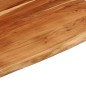 vidaXL Tablero rectangular madera de acacia borde vivo 100x80x2,5 cm vidaXL Tablero rectangular madera de acacia borde vivo 100x80x2,5 cm