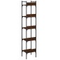 vidaXL Librería de 5 estantes madera roble marrón 35x30x174 cm vidaXL Librería de 5 estantes madera roble marrón 35x30x174 cm