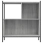 vidaXL Estantería madera de ingeniería gris Sonoma 72x28x77,5 cm vidaXL Estantería madera de ingeniería gris Sonoma 72x28x77,5 cm