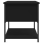 vidaXL Banco con almacenaje madera de ingeniería negro 70x42,5x47 cm vidaXL Banco con almacenaje madera de ingeniería negro 70x42,5x47 cm