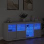 vidaXL Aparador con luces LED blanco 164x37x67 cm vidaXL Aparador con luces LED blanco 164x37x67 cm