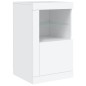 vidaXL Aparador con luces LED blanco 164x37x67 cm vidaXL Aparador con luces LED blanco 164x37x67 cm