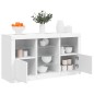 vidaXL Aparador con luces LED blanco 123x37x67 cm vidaXL Aparador con luces LED blanco 123x37x67 cm