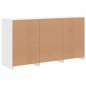 vidaXL Aparador con luces LED blanco 123x37x67 cm vidaXL Aparador con luces LED blanco 123x37x67 cm