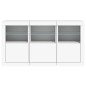 vidaXL Aparador con luces LED blanco 123x37x67 cm vidaXL Aparador con luces LED blanco 123x37x67 cm